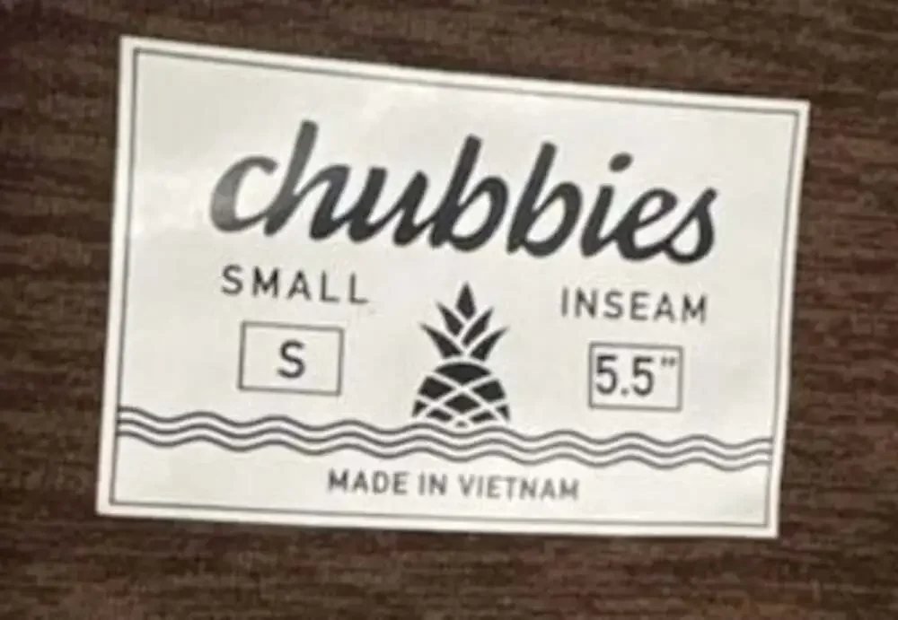 Chubbies Small Brown Knit Pull-On Shorts with Drawstring Waist